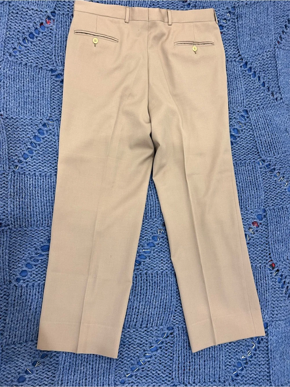 Vintage 1980s ITALIAN Men's Double-Breasted Taupe Suit - Classic Two-Piece Set